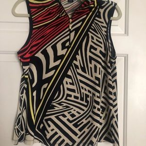 Jamie Sadock Sleeveless Golf Top M